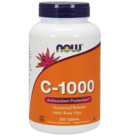 NOW C-vitamin 1000 mg 250 tabletta Elnyújtott felszívódású