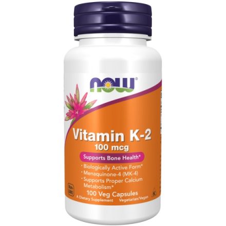 Vitamin K-2 100 µg K2 vitamin 100 kapszula Now Foods