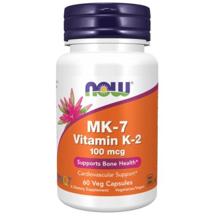 NOW Vitamin K-2 (MK-7) 100 µg MK7 K2 étrendkiegészítő kapszula 60 db