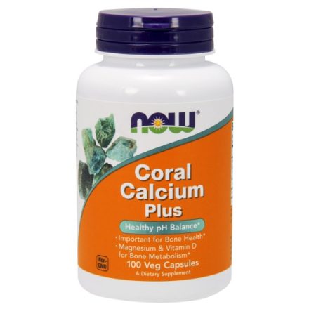 NOW Coral Calcium Plus 100 db vegán kapszula