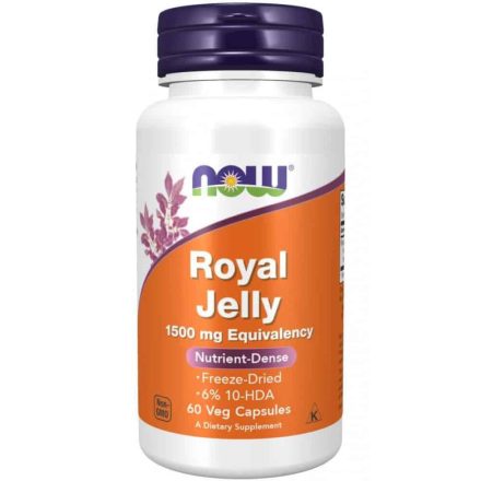 Now Foods Royal Jelly (méhpempő) 1500mg 60 Softgels 