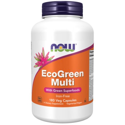 NOW EcoGreen Multi Vitamin 180 vegán kapszula