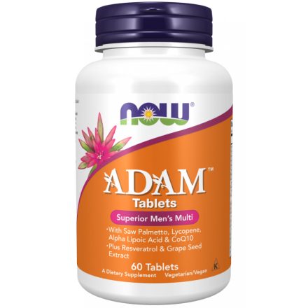 ADAM™ Superior Men's Multiple Vitamin - 60 Tablets Now Foods